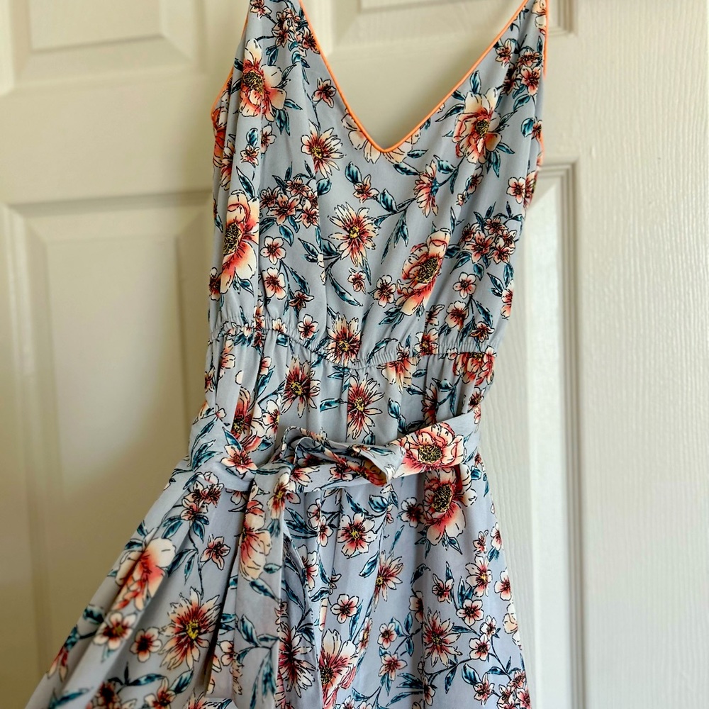 Floral, Spaghetti Strap Jumpsuit